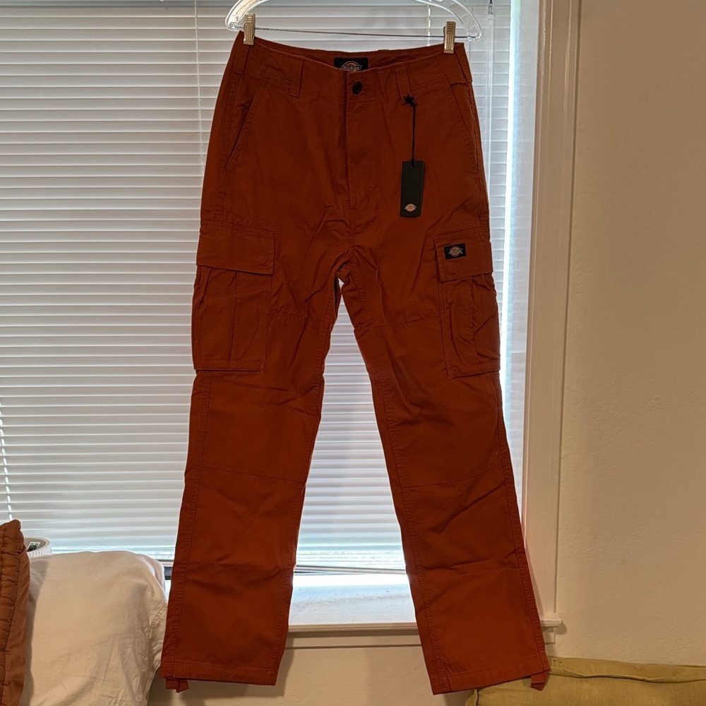 Dickies Men's Orange Cargo Pants